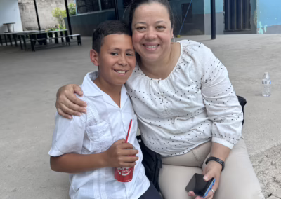Nancy Osorio and child in Honduras